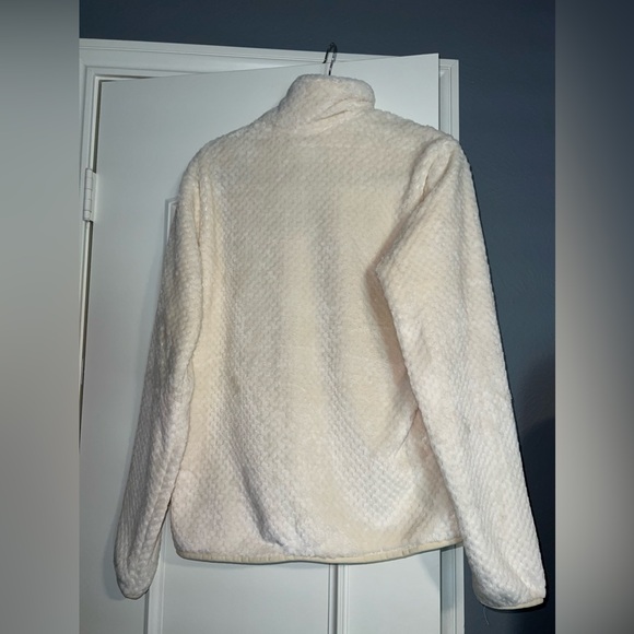 Columbia Fire Side ll Sherpa long full zip size L NWT off white color - Picture 4 of 5